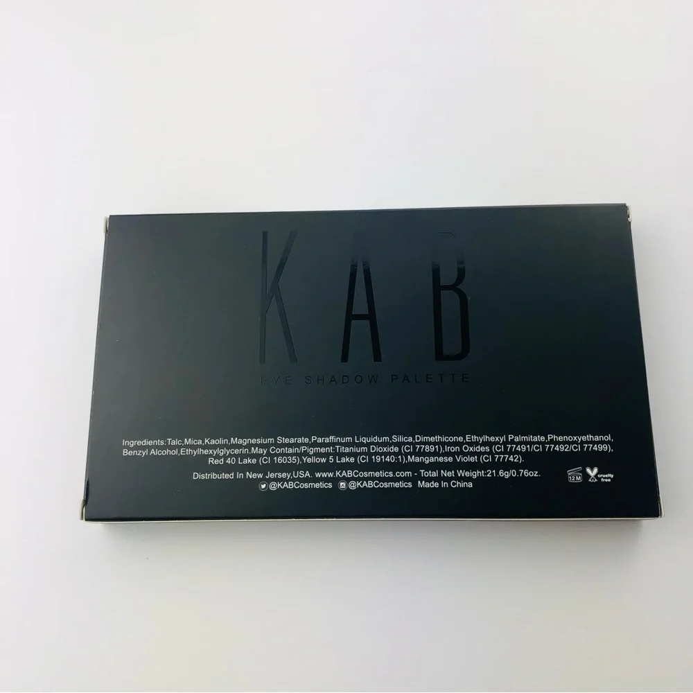NWT KAB Cosmetics Day + Night Eyeshadow Palette